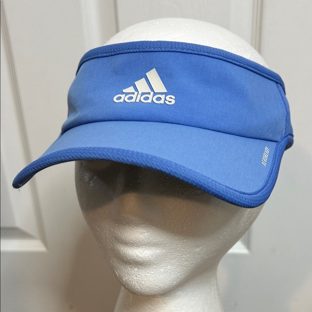 Adidas Sky Blue Sports Visor Sports Golf Athletic Athlete